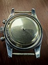 105.003-63 ed white omega speedmaster with rare decimal bezel  inside case back at Brittons watches