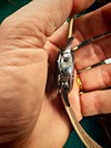 105.003-63 ed white omega speedmaster with rare decimal bezel at Brittons watches