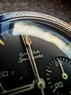 105.003-63 ed white omega speedmaster with rare decimal bezel at Brittons watches